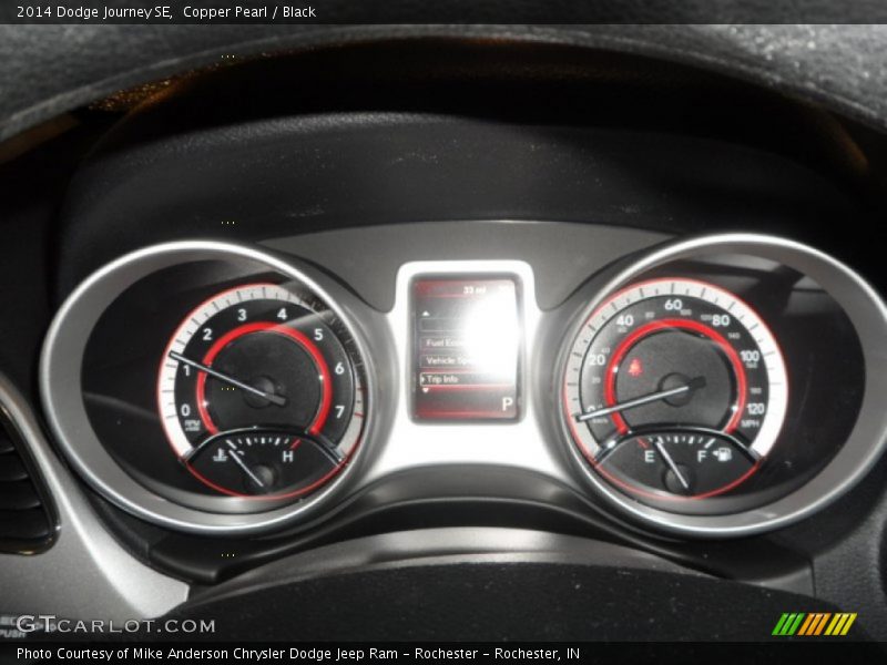 Copper Pearl / Black 2014 Dodge Journey SE