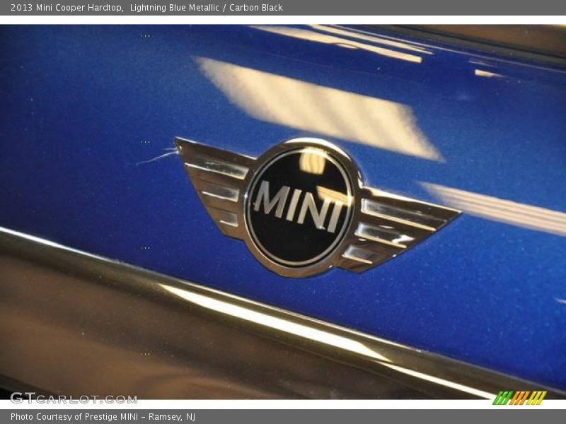 Lightning Blue Metallic / Carbon Black 2013 Mini Cooper Hardtop