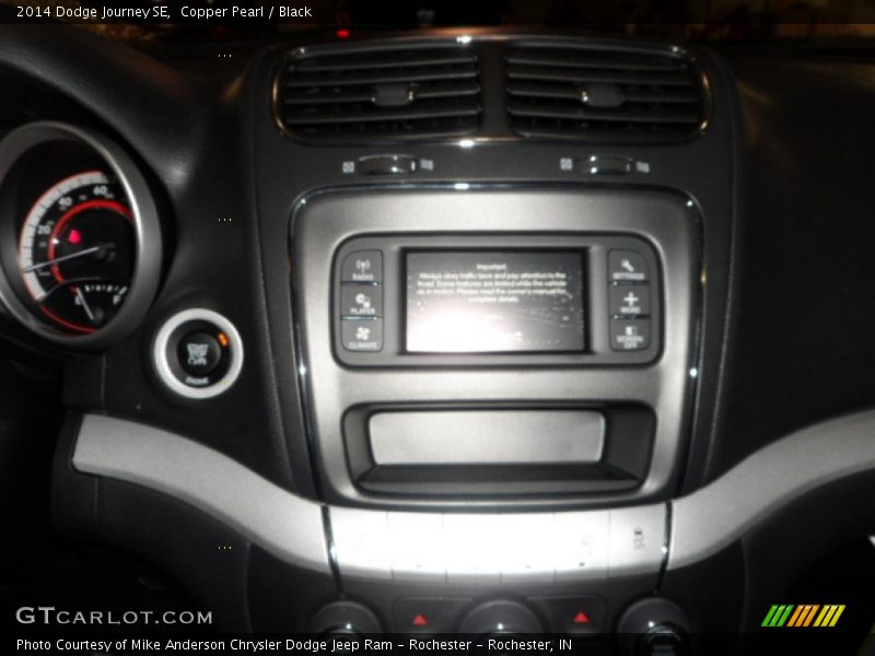 Copper Pearl / Black 2014 Dodge Journey SE