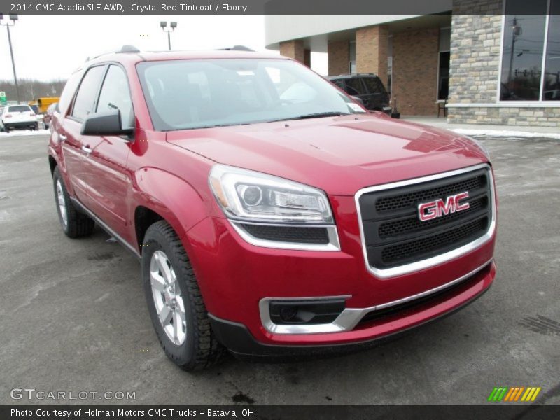 Crystal Red Tintcoat / Ebony 2014 GMC Acadia SLE AWD