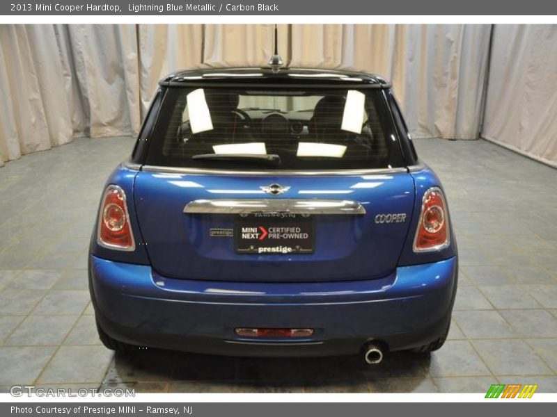 Lightning Blue Metallic / Carbon Black 2013 Mini Cooper Hardtop