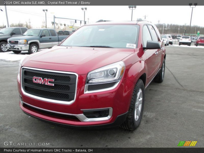 Crystal Red Tintcoat / Ebony 2014 GMC Acadia SLE AWD