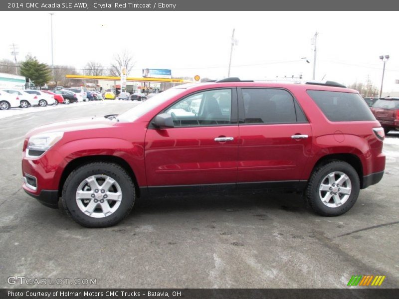 Crystal Red Tintcoat / Ebony 2014 GMC Acadia SLE AWD