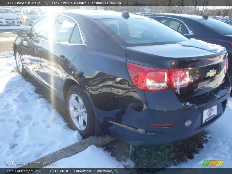 Black Granite Metallic / Jet Black/Titanium 2014 Chevrolet Malibu LS