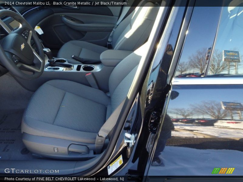 Black Granite Metallic / Jet Black/Titanium 2014 Chevrolet Malibu LS