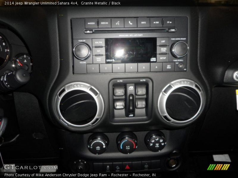 Granite Metallic / Black 2014 Jeep Wrangler Unlimited Sahara 4x4