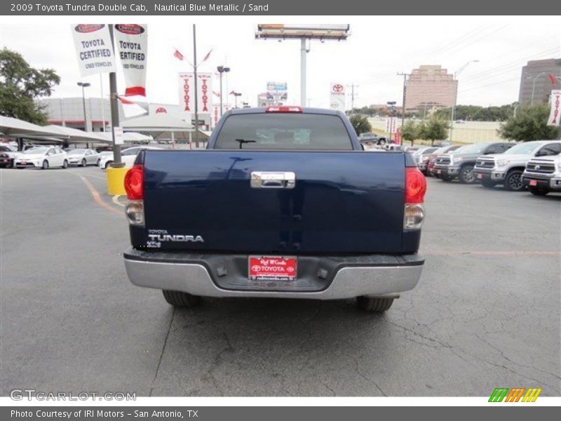 Nautical Blue Metallic / Sand 2009 Toyota Tundra Double Cab