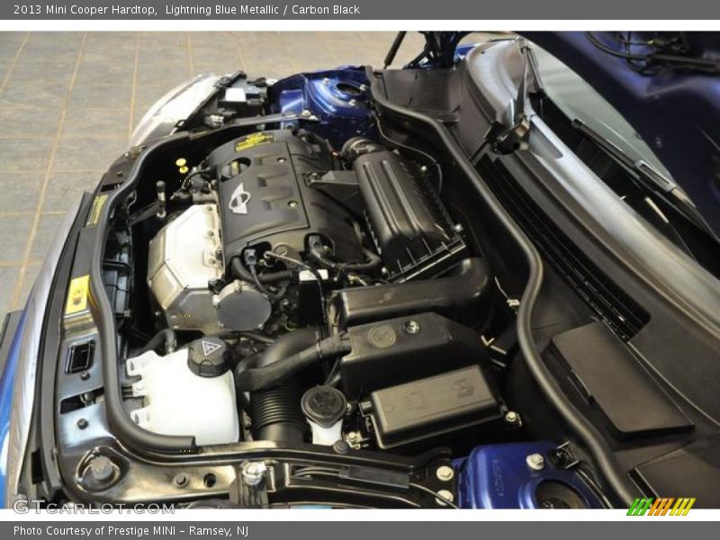 Lightning Blue Metallic / Carbon Black 2013 Mini Cooper Hardtop