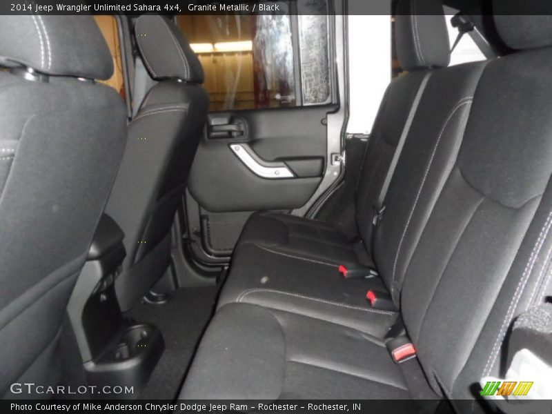 Granite Metallic / Black 2014 Jeep Wrangler Unlimited Sahara 4x4