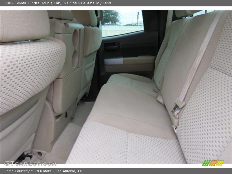 Nautical Blue Metallic / Sand 2009 Toyota Tundra Double Cab