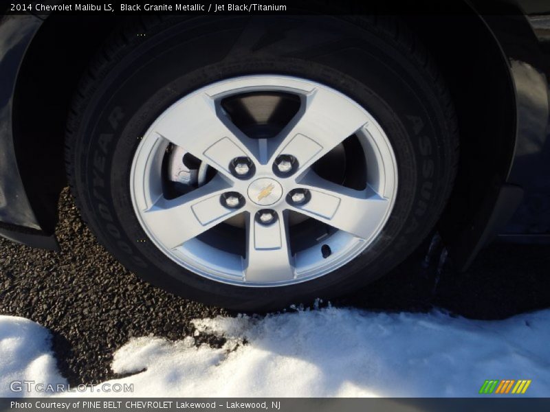 Black Granite Metallic / Jet Black/Titanium 2014 Chevrolet Malibu LS