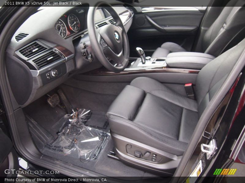 Jet Black / Black 2011 BMW X5 xDrive 50i
