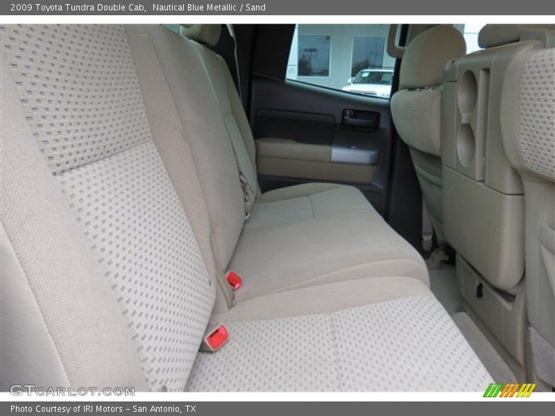 Nautical Blue Metallic / Sand 2009 Toyota Tundra Double Cab