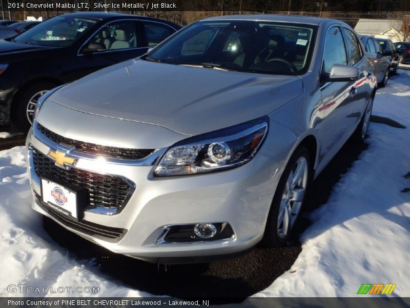 Silver Ice Metallic / Jet Black 2014 Chevrolet Malibu LTZ