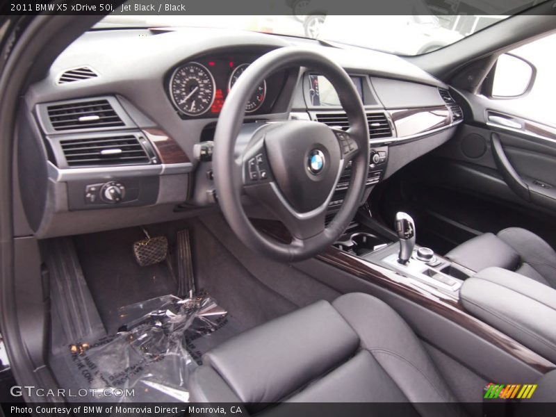 Jet Black / Black 2011 BMW X5 xDrive 50i