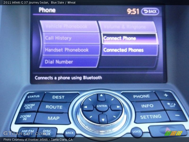 Blue Slate / Wheat 2011 Infiniti G 37 Journey Sedan