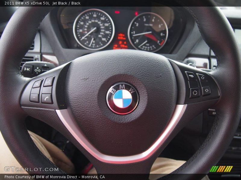 Jet Black / Black 2011 BMW X5 xDrive 50i