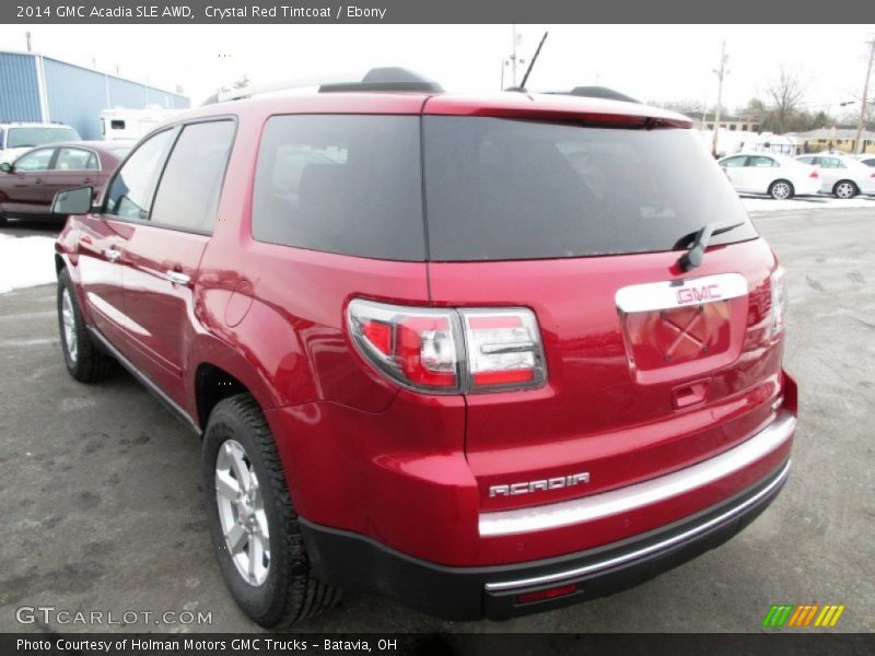 Crystal Red Tintcoat / Ebony 2014 GMC Acadia SLE AWD