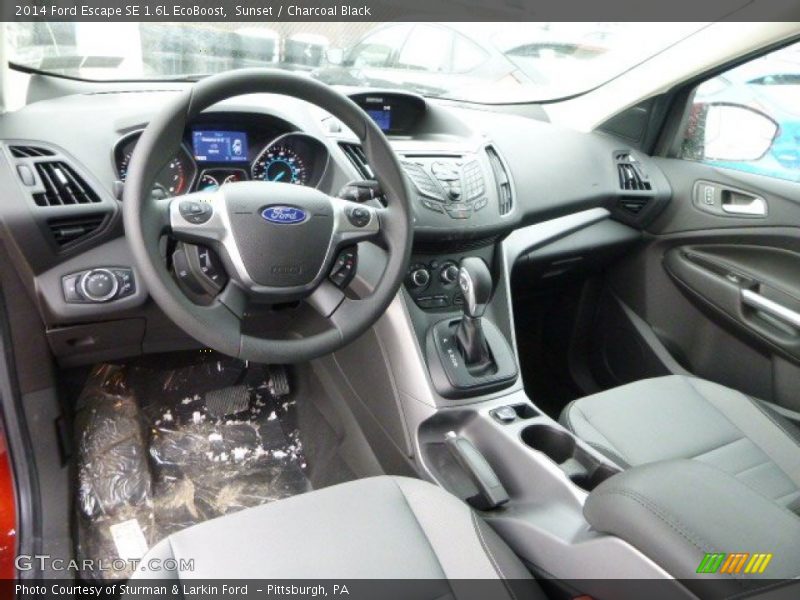 Sunset / Charcoal Black 2014 Ford Escape SE 1.6L EcoBoost