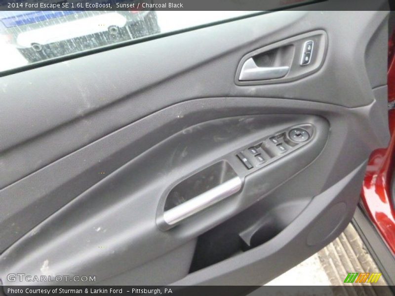 Sunset / Charcoal Black 2014 Ford Escape SE 1.6L EcoBoost