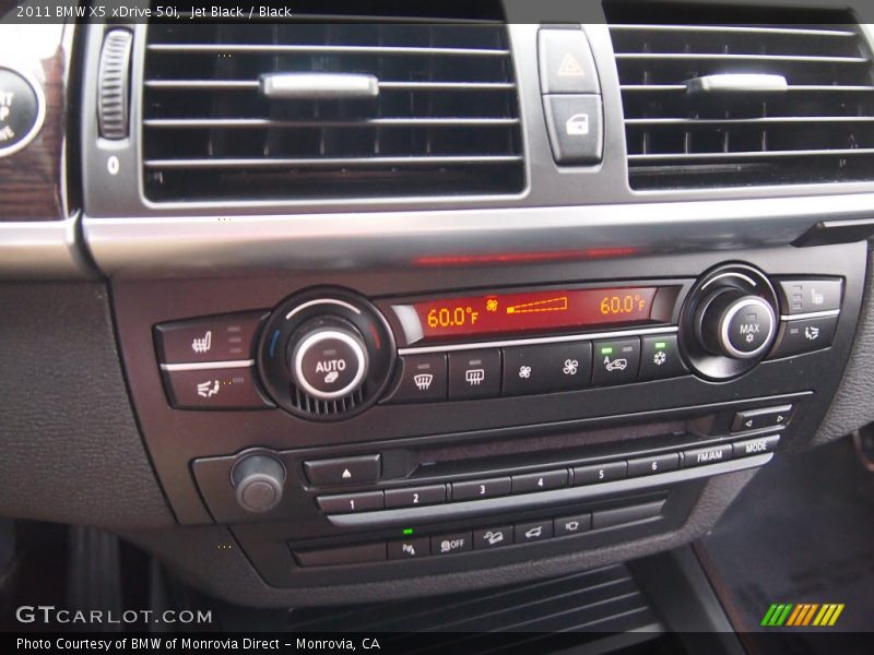 Jet Black / Black 2011 BMW X5 xDrive 50i