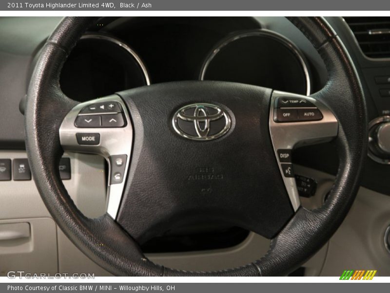 Black / Ash 2011 Toyota Highlander Limited 4WD