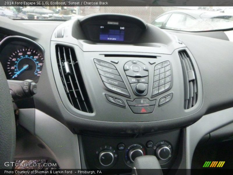 Sunset / Charcoal Black 2014 Ford Escape SE 1.6L EcoBoost