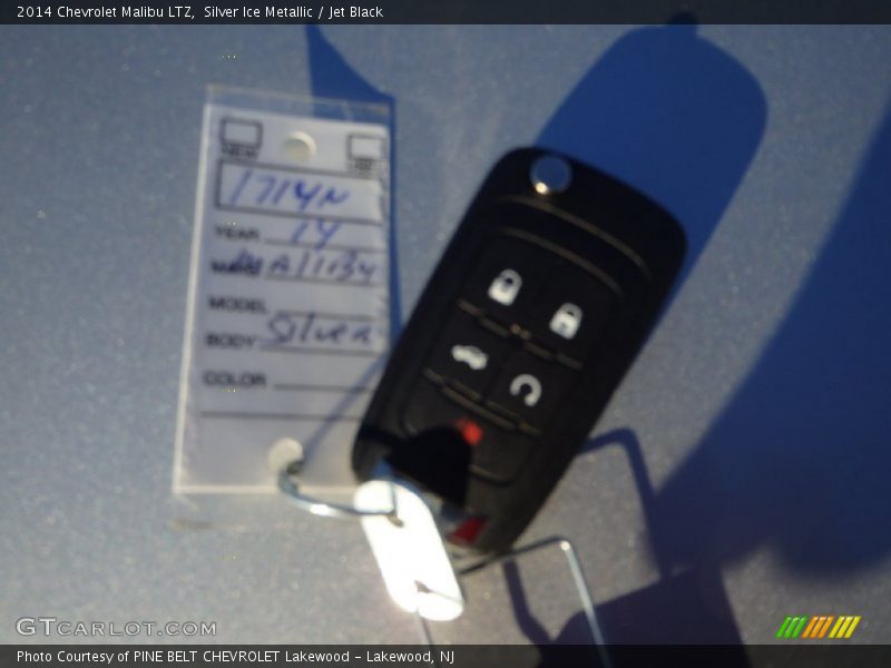 Silver Ice Metallic / Jet Black 2014 Chevrolet Malibu LTZ