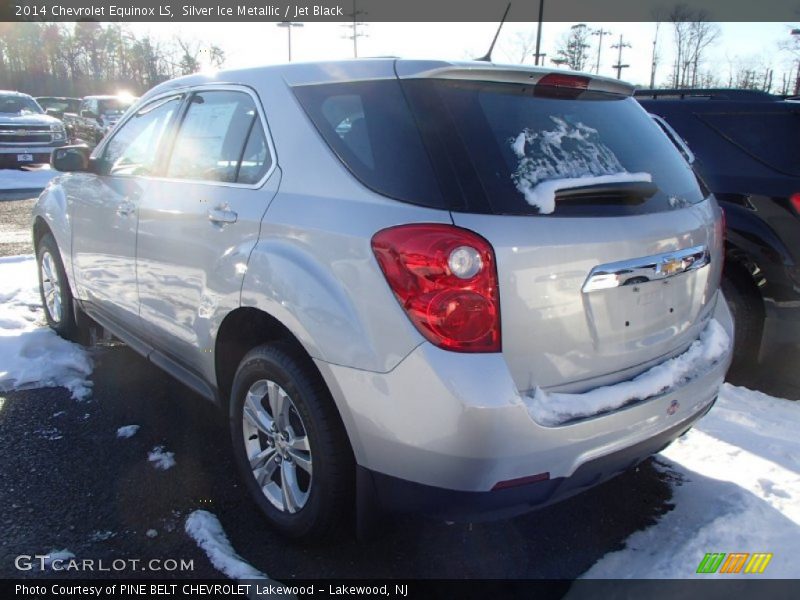 Silver Ice Metallic / Jet Black 2014 Chevrolet Equinox LS