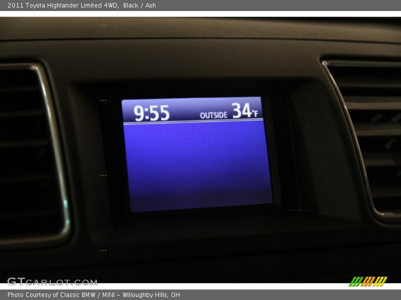 Black / Ash 2011 Toyota Highlander Limited 4WD
