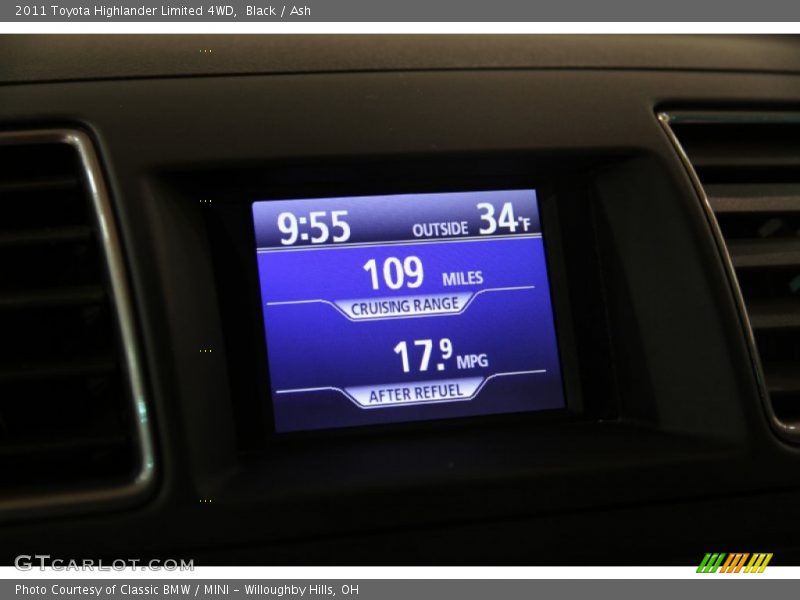 Black / Ash 2011 Toyota Highlander Limited 4WD