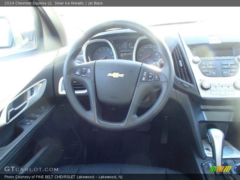 Silver Ice Metallic / Jet Black 2014 Chevrolet Equinox LS