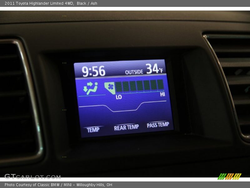 Black / Ash 2011 Toyota Highlander Limited 4WD