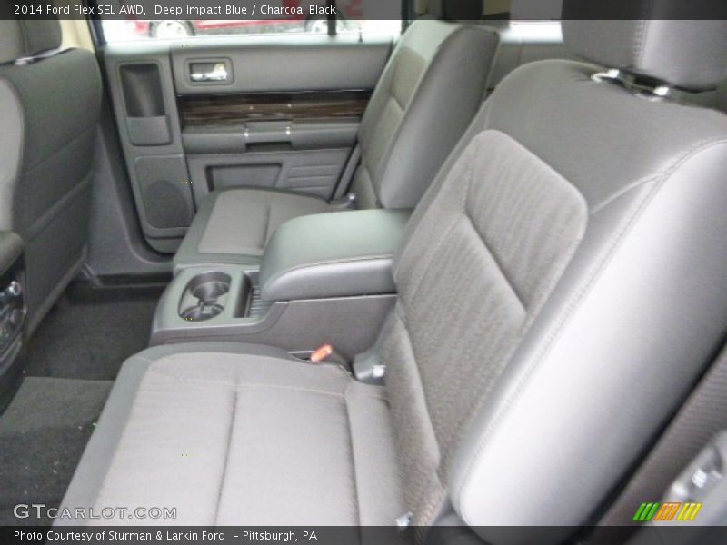 Deep Impact Blue / Charcoal Black 2014 Ford Flex SEL AWD