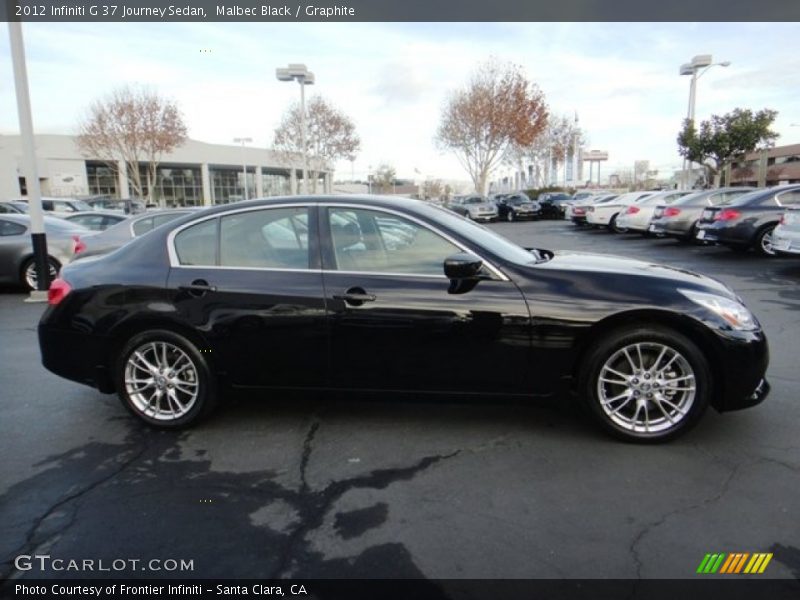 Malbec Black / Graphite 2012 Infiniti G 37 Journey Sedan