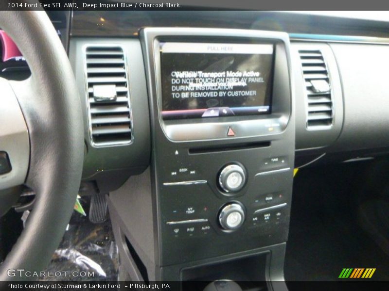 Deep Impact Blue / Charcoal Black 2014 Ford Flex SEL AWD