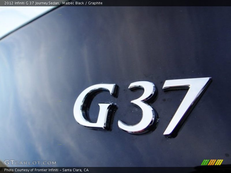 Malbec Black / Graphite 2012 Infiniti G 37 Journey Sedan