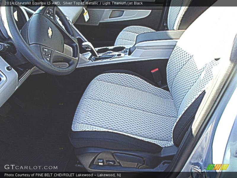 Silver Topaz Metallic / Light Titanium/Jet Black 2014 Chevrolet Equinox LS AWD