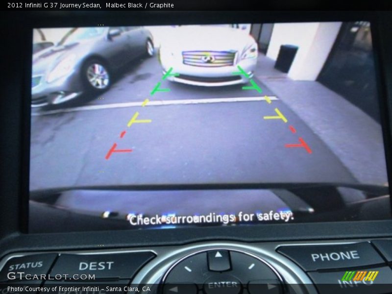Malbec Black / Graphite 2012 Infiniti G 37 Journey Sedan