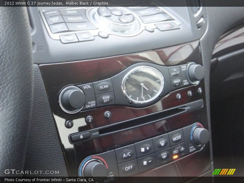 Malbec Black / Graphite 2012 Infiniti G 37 Journey Sedan