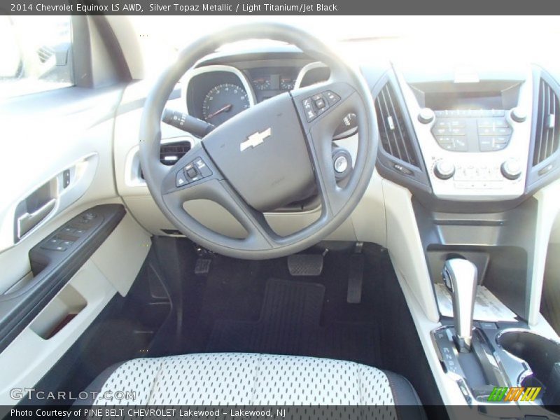 Silver Topaz Metallic / Light Titanium/Jet Black 2014 Chevrolet Equinox LS AWD