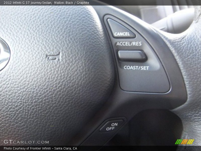 Malbec Black / Graphite 2012 Infiniti G 37 Journey Sedan