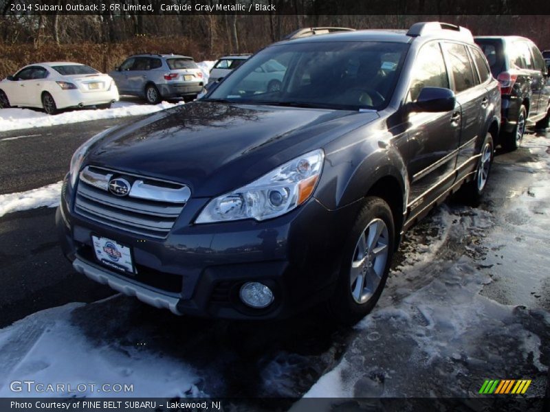 Carbide Gray Metallic / Black 2014 Subaru Outback 3.6R Limited