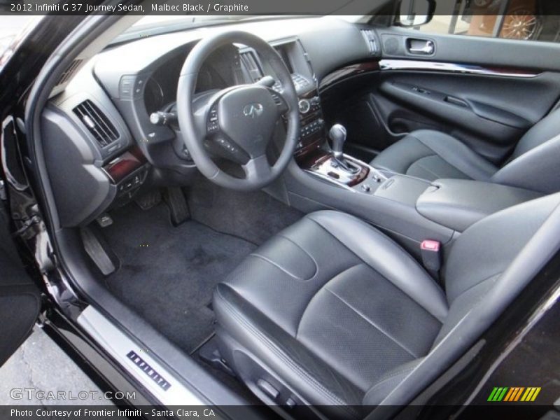 Malbec Black / Graphite 2012 Infiniti G 37 Journey Sedan