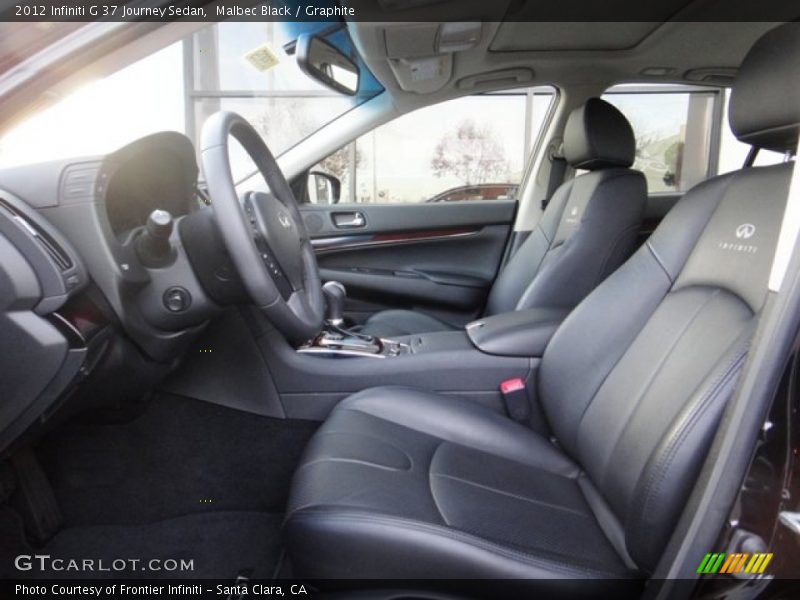 Malbec Black / Graphite 2012 Infiniti G 37 Journey Sedan