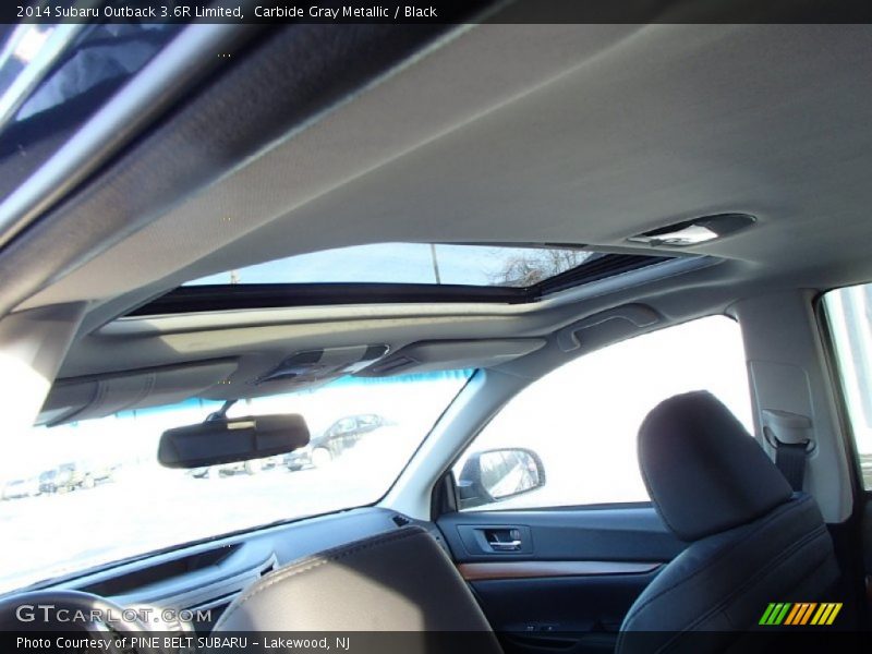 Carbide Gray Metallic / Black 2014 Subaru Outback 3.6R Limited