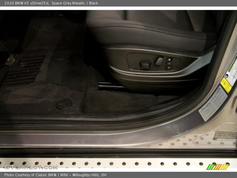 Space Grey Metallic / Black 2010 BMW X5 xDrive35d