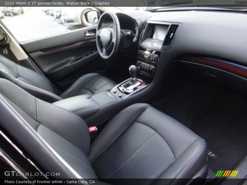 Malbec Black / Graphite 2012 Infiniti G 37 Journey Sedan
