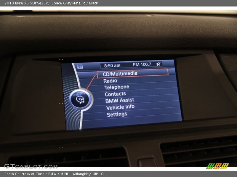 Space Grey Metallic / Black 2010 BMW X5 xDrive35d