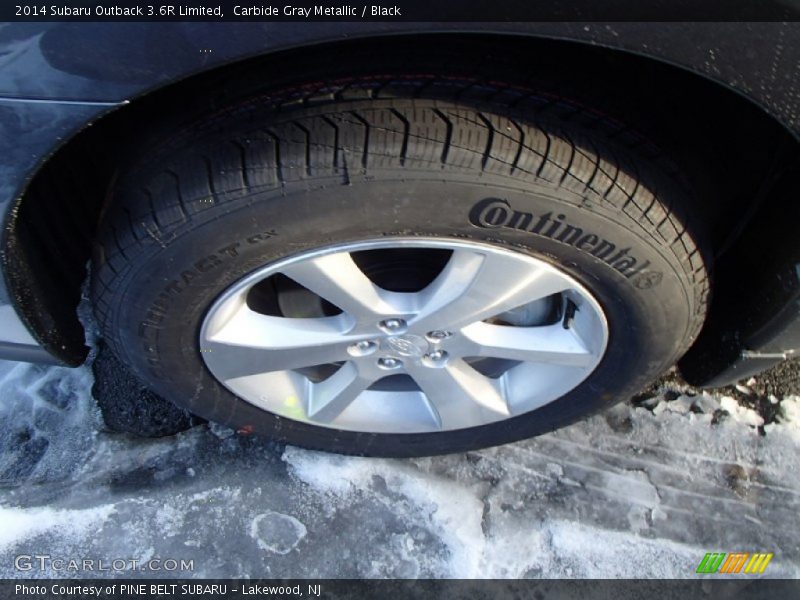 Carbide Gray Metallic / Black 2014 Subaru Outback 3.6R Limited